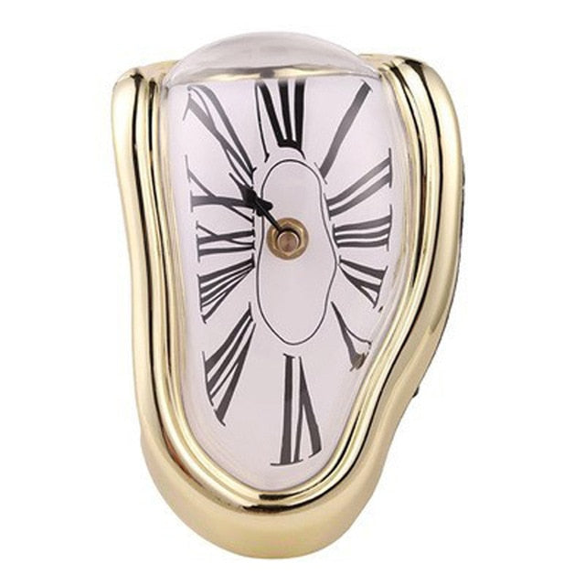 Surreal Melting Distorted Wall Clocks Surrealist Salvador Dali Style Wall Watch Decoration Gift Home Garden