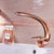 Rose Gold Basin Faucet Modern Bathroom Sink Mixer Tap