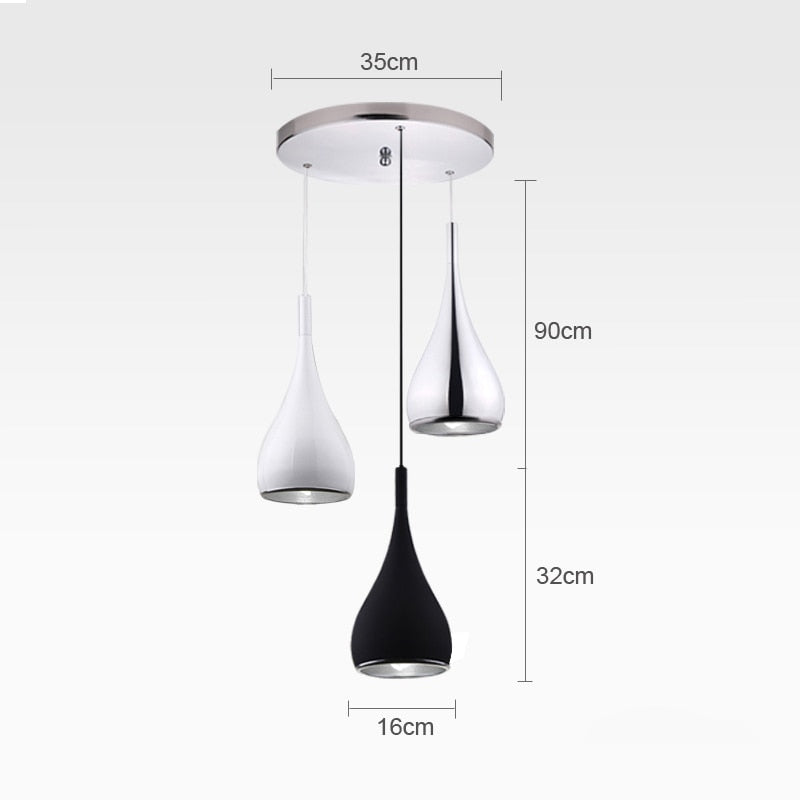 Modern Restaurant Pendant Lights Minimalist LED Hand lighting