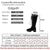 Gdgydh Lace-up Winter Shoes Women Snow Boots Real Fur  Knee High Suede Thick Heel With Zip Big Size 43