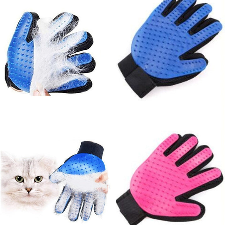 Silicone Dog Hair Removal Glove Comb Soft Use Pet Cats