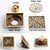 Euro Antique Brass Shower Floor Drain  Deodorant Euro Square Floor Drain