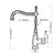 Chrome Brass Swivel Spout Kitchen,Bathroom  Basin Faucet Mixer Tap asf639