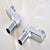 Bathroom Chrome Brass  Faucet Adjustable Adapter Swing Arms