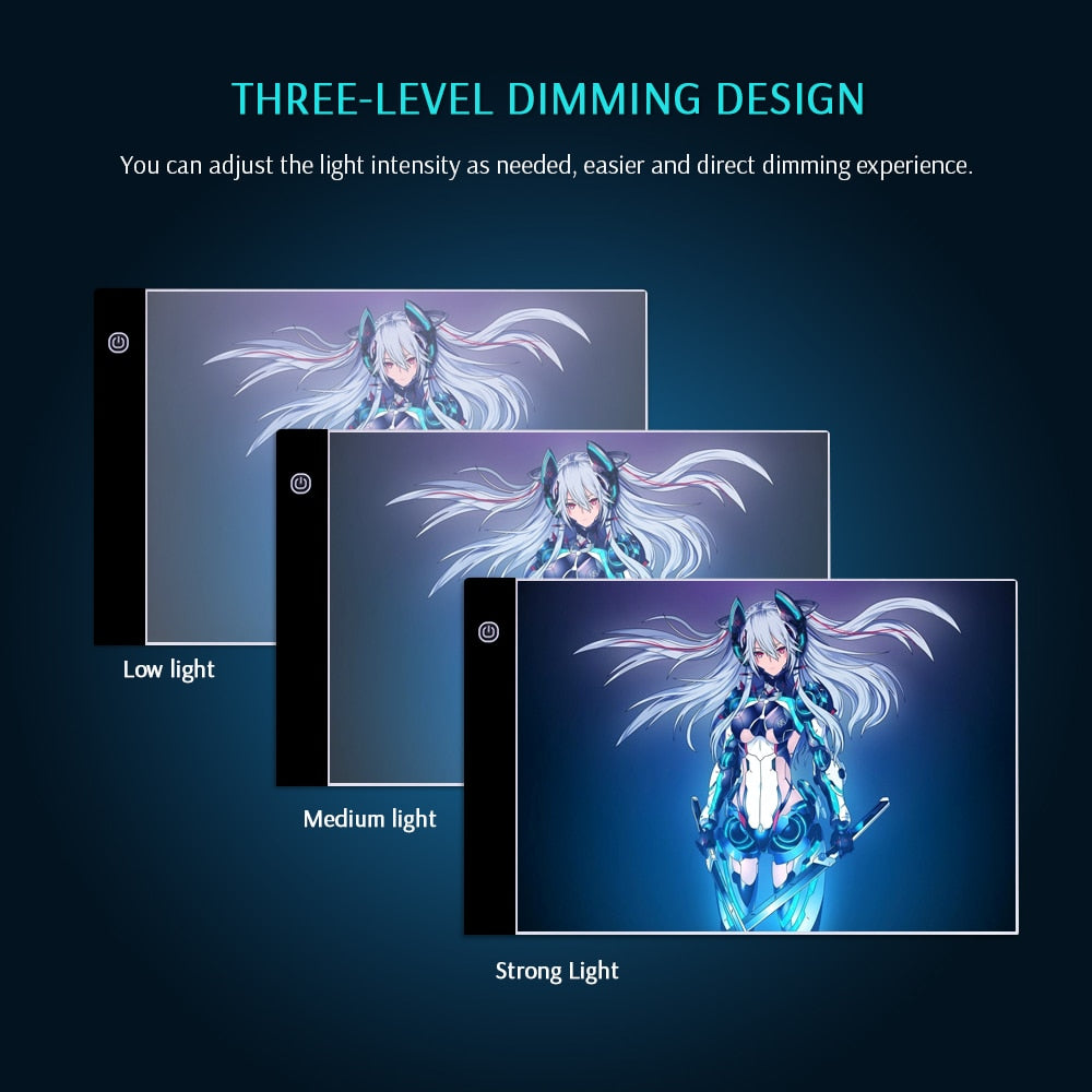 CHIPAL Digital Graphics  A4 Drawing LED Light Box Pad