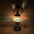 Mediterranean style Handcrafted mosaic Glass   Art Deco Turkish Mosaic Table Lamp