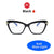 VIVIBEE Women Cat Eye Anti Blue Light Glasses Cateye Black Frame Blue Light Blocking Computer