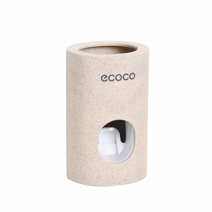 Automatic Toothpaste Dispenser Dust-proof Toothbrush Holder Wall Mount Stand