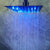 KEMAIDI Rainfall Ultra-thin Shower Head Matte Black Wall Mounted Bathroom Rainfall faucet Sets