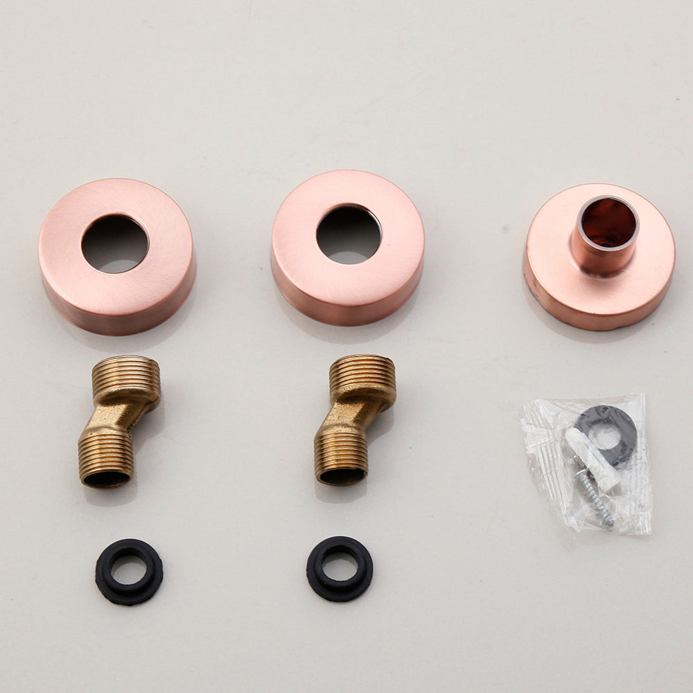 KEMAIDI Bathroom Shower Faucet Bath Faucet Mixer Tap With Hand Shower Head Rose Gold Shower