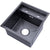 Black/Stainless Hidden Kitchen sink Single bowl