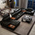 Leather sofa modern combination