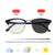 Classic Phochromic Lens Blocking Blue Light Glasses MenWoman Computer/Gaming Anti Bluelight Eyeglasses