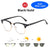 Classic Phochromic Lens Blocking Blue Light Glasses MenWoman Computer/Gaming Anti Bluelight Eyeglasses