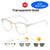 Classic Phochromic Lens Blocking Blue Light Glasses MenWoman Computer/Gaming Anti Bluelight Eyeglasses