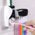 Automatic Toothpaste Dispenser Wall Mount Dust-proof Toothbrush Holder Storage Rack Set