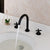 KEMAIDI Matte Black Bathroom Bathtub Faucet 3 Pcs Set