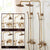 Antique Rain Shower Faucets Set with Hand Brass Wall Mounted Shower Mixer for Bathroom Bath Luxury Rainfall Shower Set EL4006T