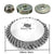 6/8inch Steel Wire Trimmer Head Grass Brush Cutter Dust Removal Weeding Plate for Lawnmower