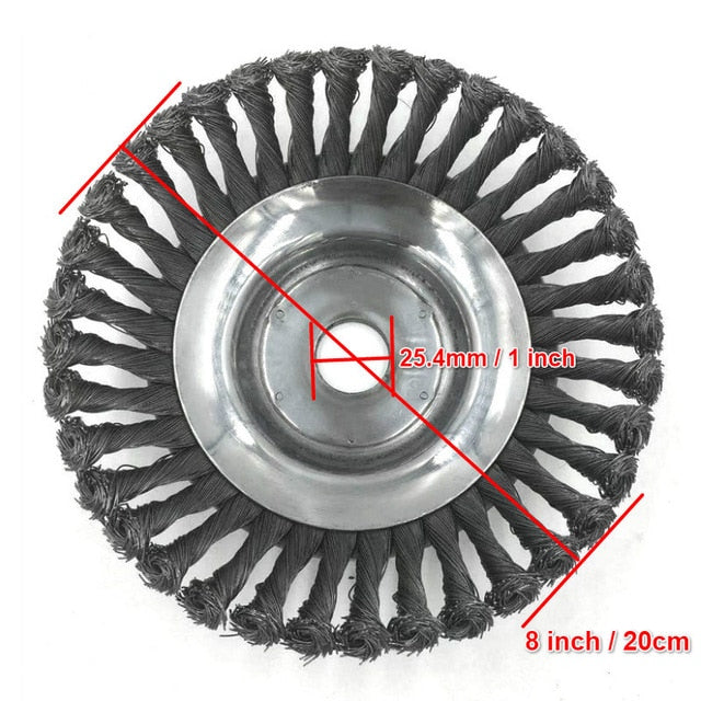 6/8inch Steel Wire Trimmer Head Grass Brush Cutter Dust Removal Weeding Plate for Lawnmower