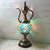 Mediterranean style Handcrafted mosaic Glass   Art Deco Turkish Mosaic Table Lamp