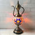 Mediterranean style Handcrafted mosaic Glass   Art Deco Turkish Mosaic Table Lamp