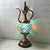 Mediterranean style Handcrafted mosaic Glass   Art Deco Turkish Mosaic Table Lamp