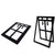 Lockable Plastic Pet Dog Cat Kitty Door for Screen Window Security Flap Gates Pet Tunnel Dog Fence Free Access Door for Home
