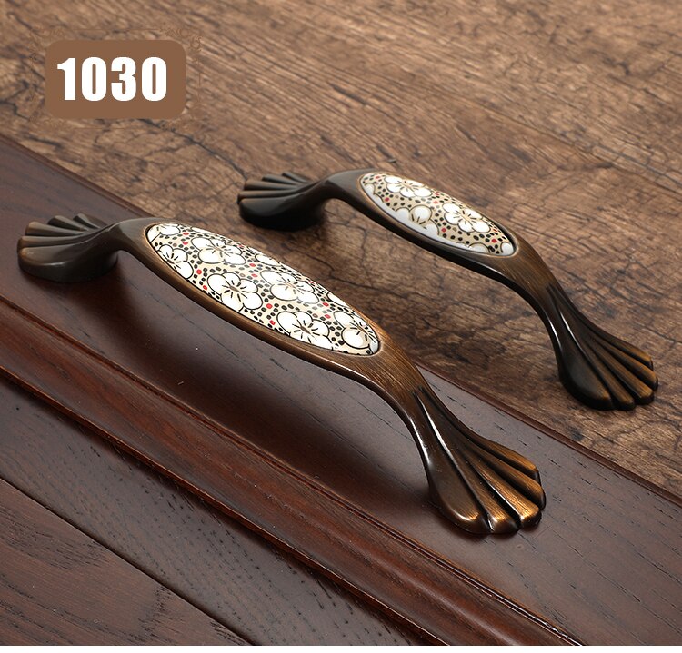 Ceramic Cabinet Handles Vintage Drawer Furniture Handle Hardware