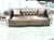 Chesterfield Sofa Modern Living Room Sofa 2+3-Seat Real Genuine Leather With Crystal Buttons