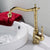 Luxury Gold Color Brass Kitchen Bathroom  Swivel Spout Mixer Tap
