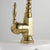 Luxury Gold Color Brass Kitchen Bathroom  Swivel Spout Mixer Tap