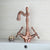 KEMAIDI Golden Swivel Antique Brass Stream Rotated Kitchen Bathroom Mixer Dual Handles Deck Mount Hot Cold Water Taps