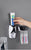 Automatic Toothpaste Dispenser Wall Mount Dust-proof Toothbrush Holder Storage Rack Set