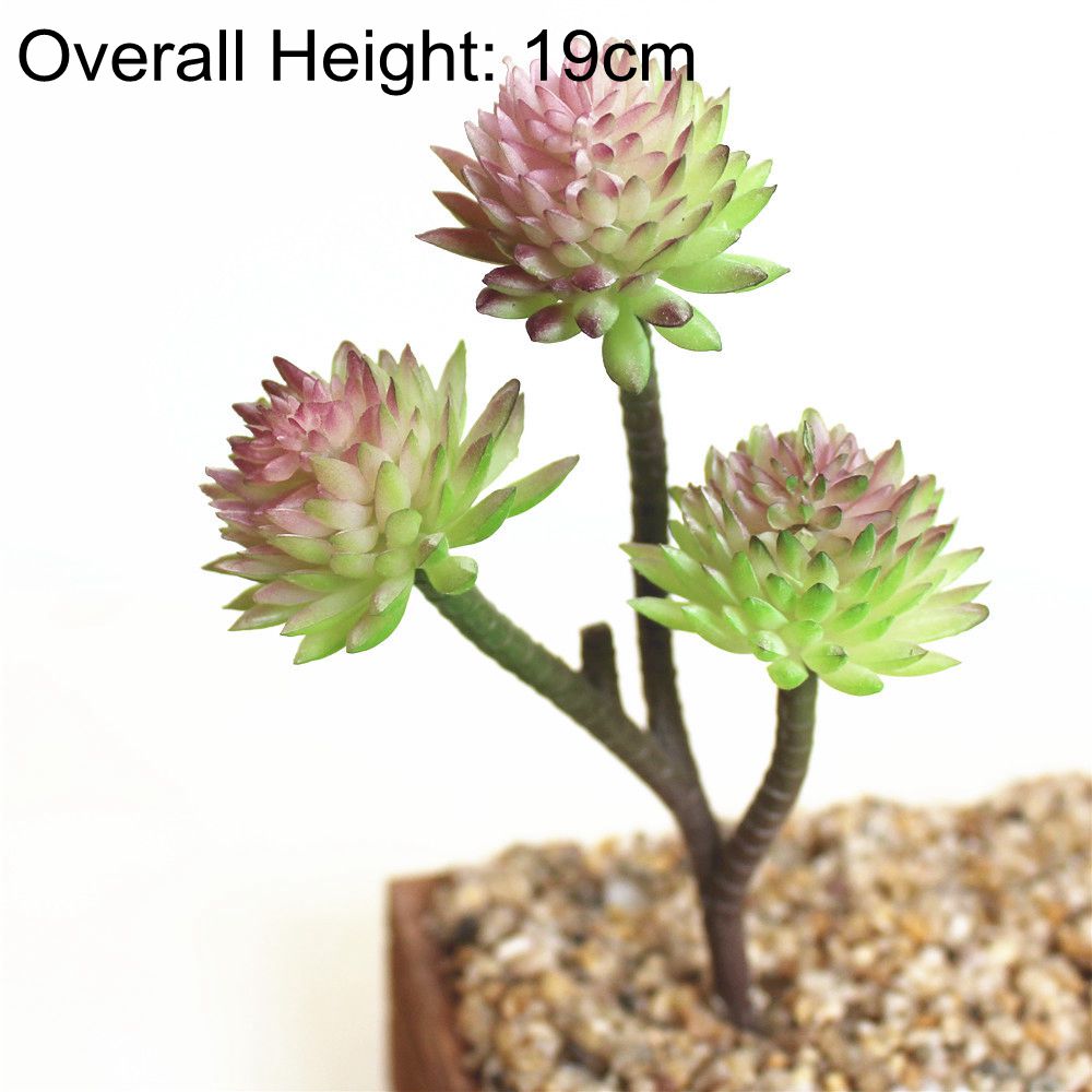 Green Artificial Succulents Plants Home Garden
