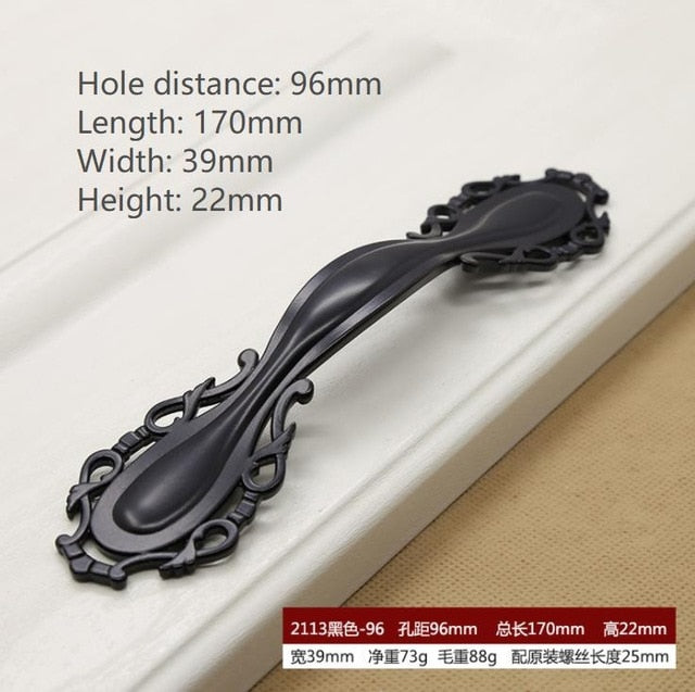 Black Hardware Cabinet Knob handle Cabinet Knob Door Pull