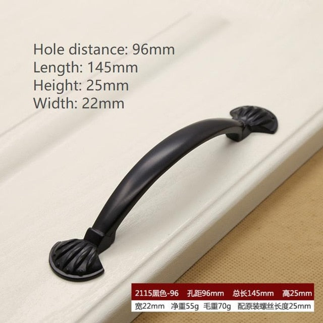 Black Hardware Cabinet Knob handle Cabinet Knob Door Pull