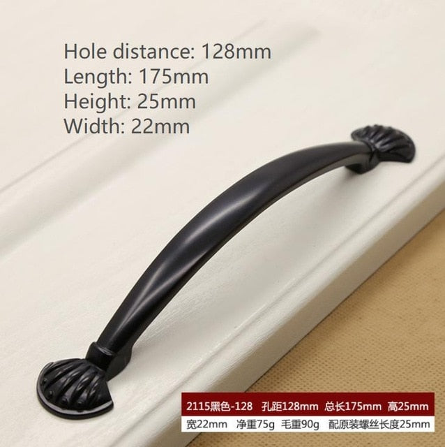 Black Hardware Cabinet Knob handle Cabinet Knob Door Pull