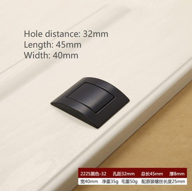 Black Hardware Cabinet Knob handle Cabinet Knob Door Pull