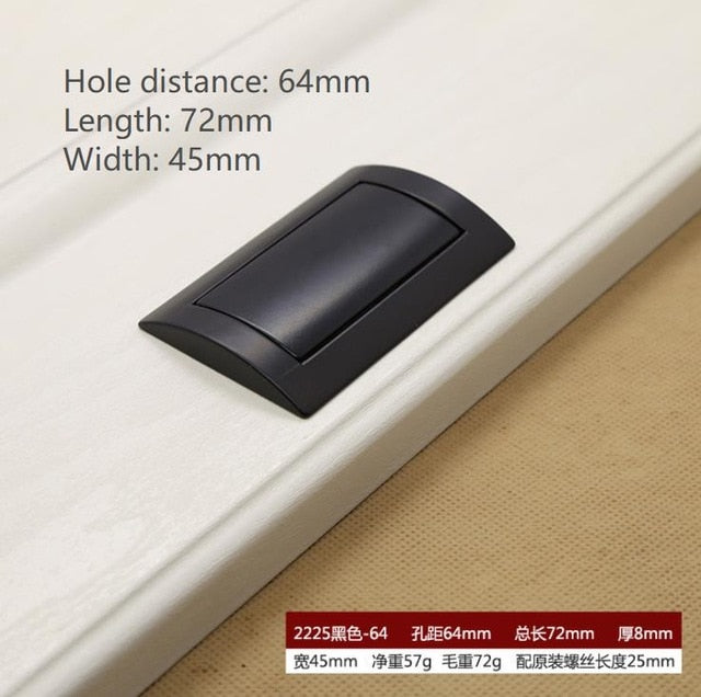 Black Hardware Cabinet Knob handle Cabinet Knob Door Pull
