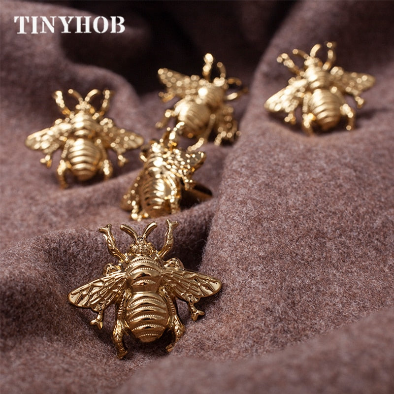 Bee shape/Solid Brass Furniture Door/Draw knob