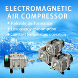 45L/min 55L/min 70L/min HAILEA Electromagnetic Air Compressor  Fish Tank 6 Way Air Aerator Pump