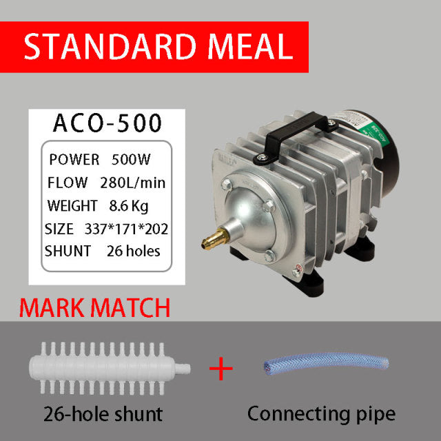 45L/min 55L/min 70L/min HAILEA Electromagnetic Air Compressor  Fish Tank 6 Way Air Aerator Pump