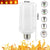 LED Dynamic Flame Effect Fire Light Bulb E27 E26 E14 E12 LED Corn Bulb Creative Flickering Emulation 3W 5W 7W 9W