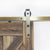 Brass Gold Finish Classic Sliding Barn Wood Door Hardware Kit