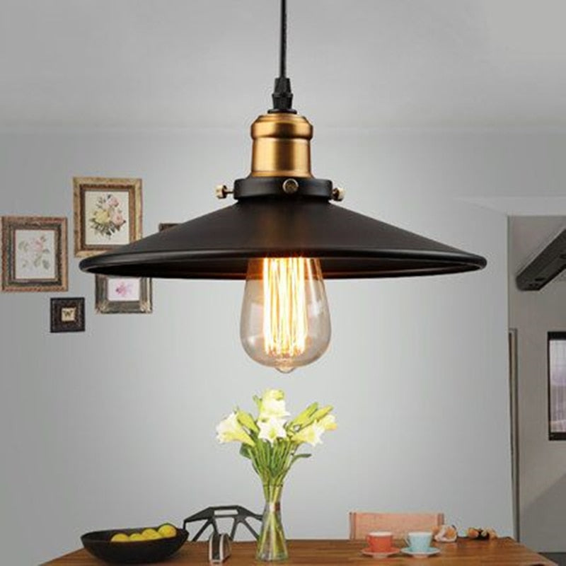 Edison Loft Style Vintage Industrial Retro Pendant Lamp Light e27 Holder Iron