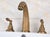 Antique Brass 8" Deck Mounted Two Handles Widespread Bathroom Sink Mixer Tap Bath Tub Faucet 3 Holes Bath Basin Faucet Kan076