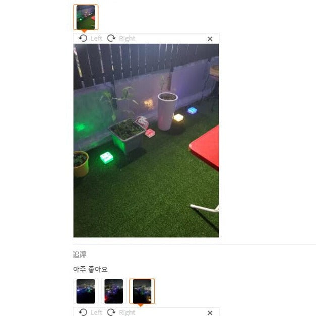 RXUNS Lawn Solar Garden Light LED Brick Ice Cube Solar Lights Outdoor Decoration Lamp for Stair Pathway Driveway Landscape Patio