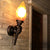 Creative Torch Hand Light Restaurant Cafe Bar Porch Aisle Stair Bedroom Living Room Outdoor Garden Light Wall Lamp Sconce Bra