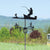 2021 Retro Stainless Steel Weather Vane Practical Home Outdoor Roof Decor Crafts Outdoor Garden Animal Bracket Decor Craft Suit